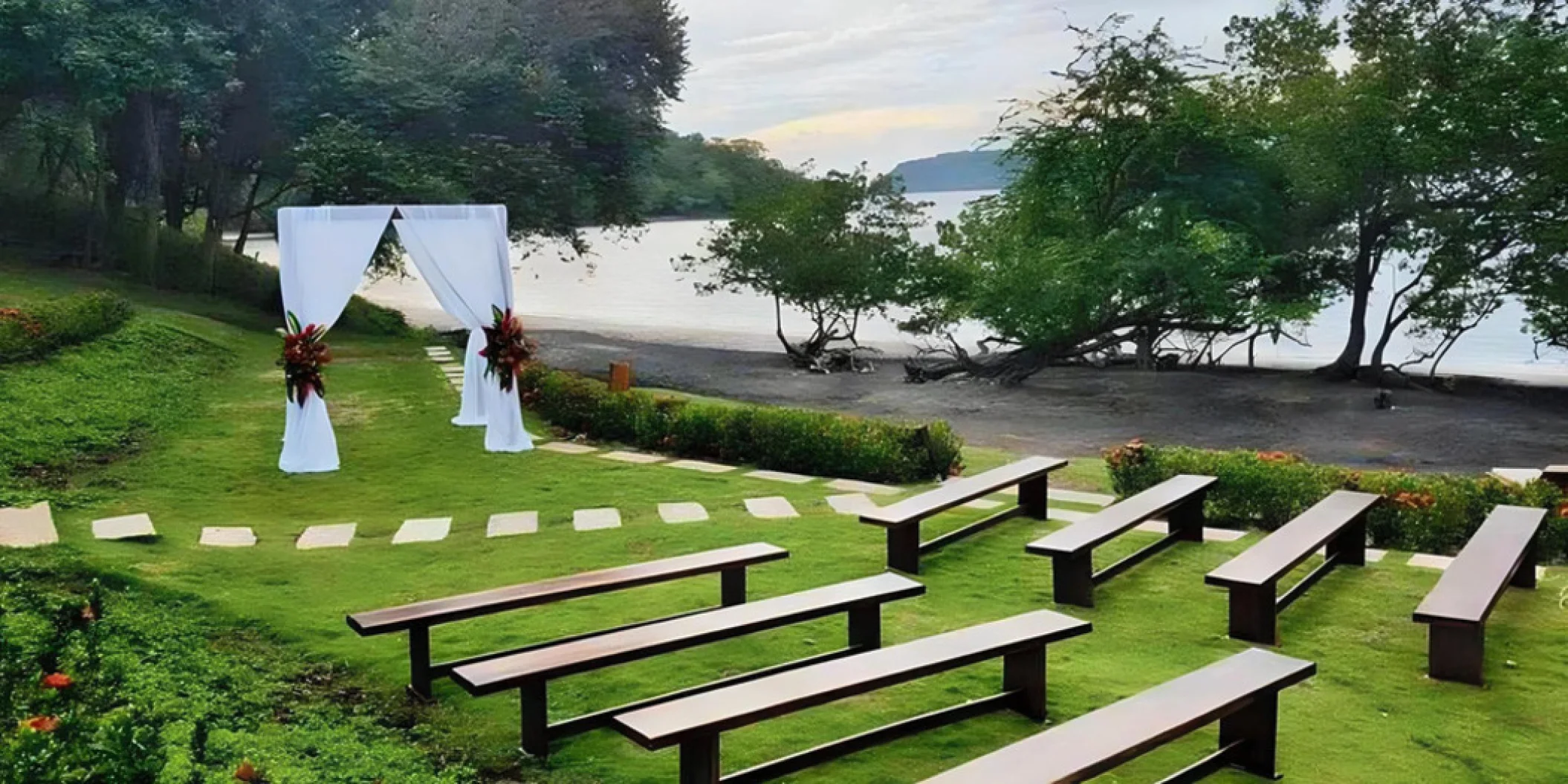 spa garden venue at Secrets Papagayo Costa Rica