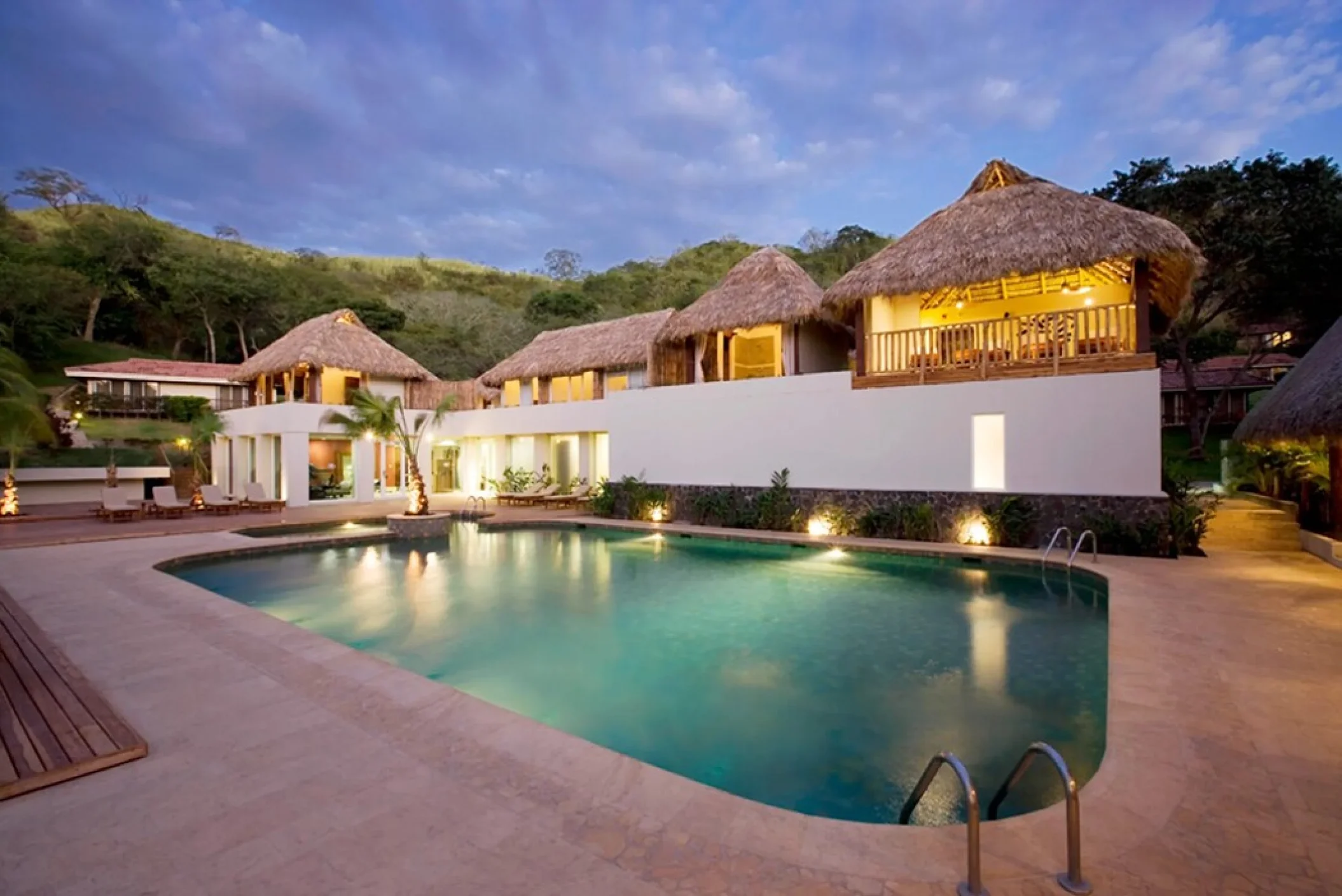 spa pool deck venue at Secrets Papagayo Costa Rica