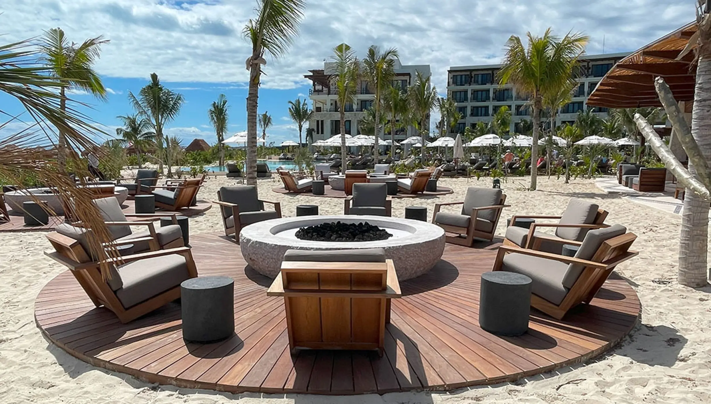 Seaside Terrace Wedding Venue at Secrets Playa Blanca