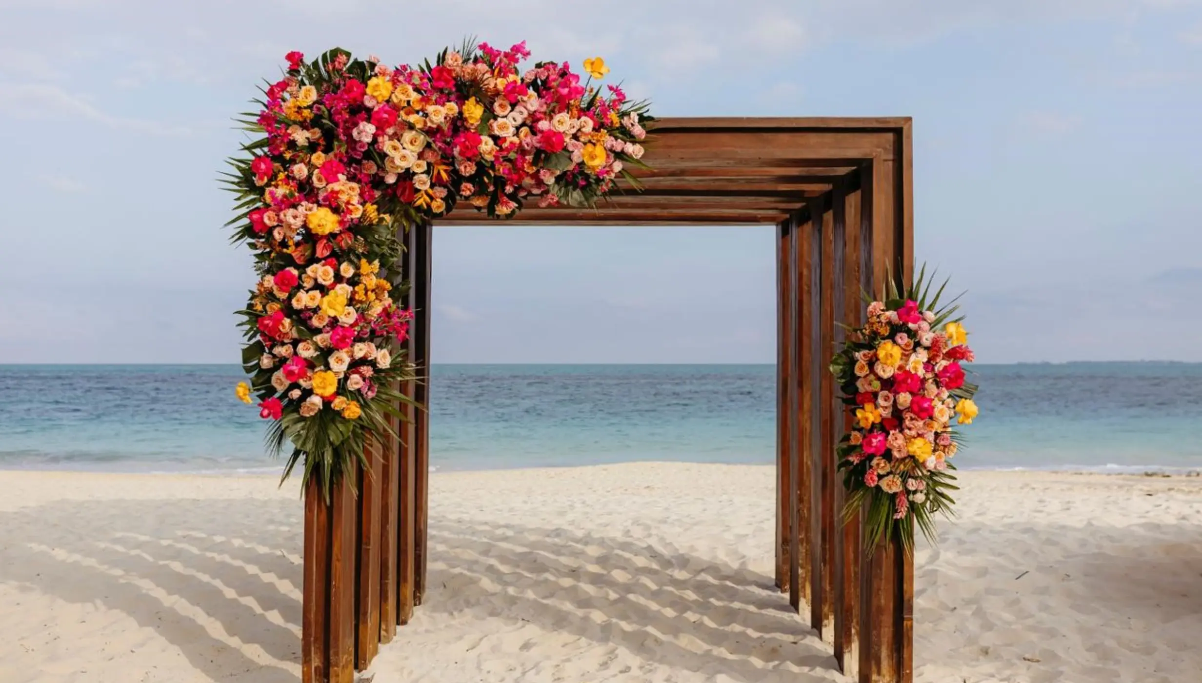 wedding gazebo venue at Secrets Playa Blanca