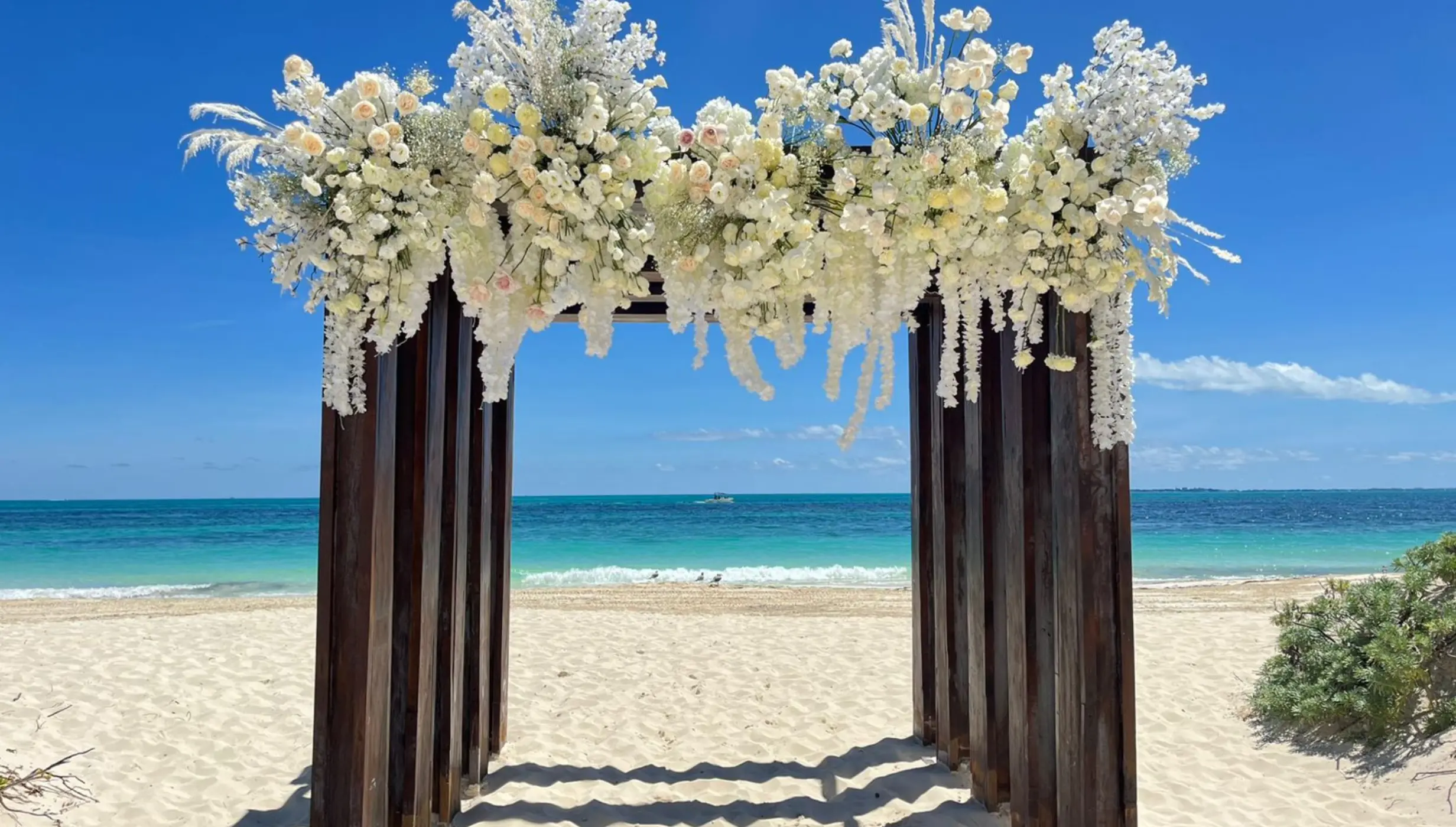 wedding gazebo venue at Secrets Playa Blanca