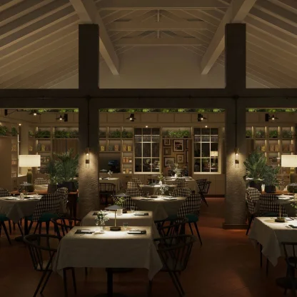 Portofino restaurant at secrets st lucia