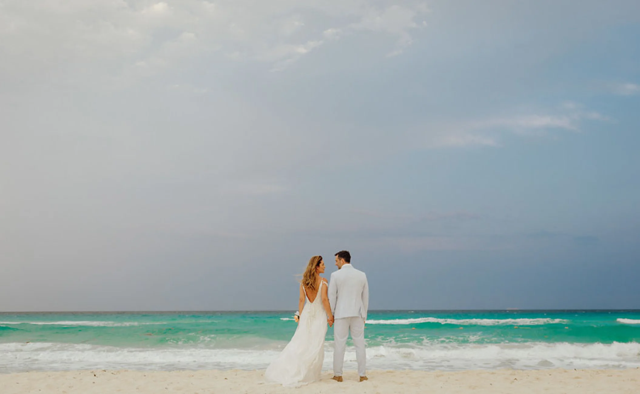 Beach Wedding at Secrets Resorts