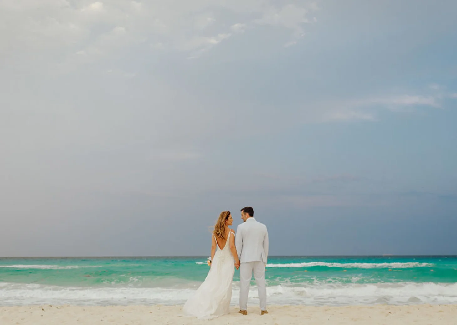 Beach Wedding at Secrets Resorts