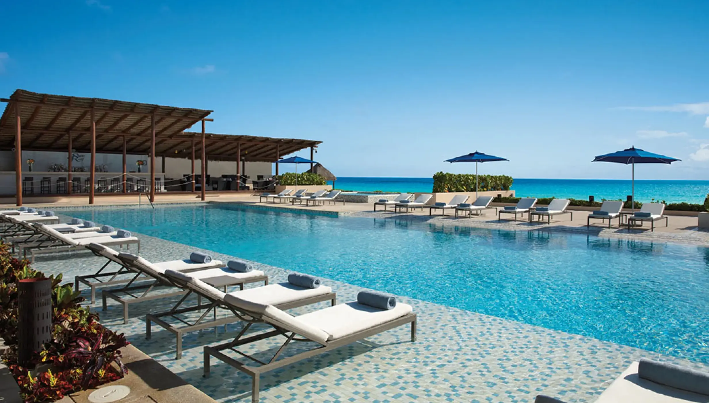 Pool at Secrets The Vine Cancun.