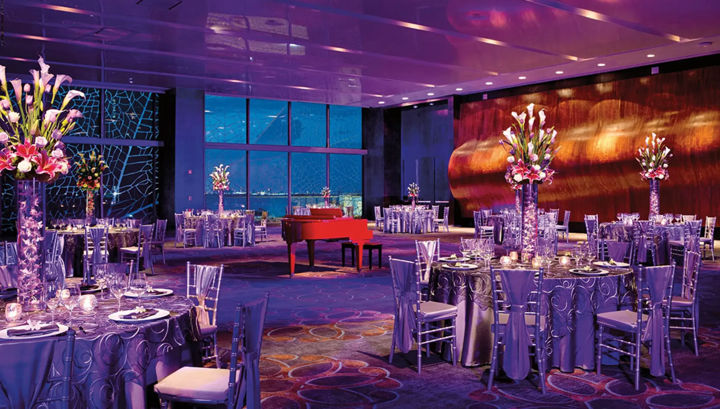 Ballroom wedding venue at Secrets The Vine Cancun.