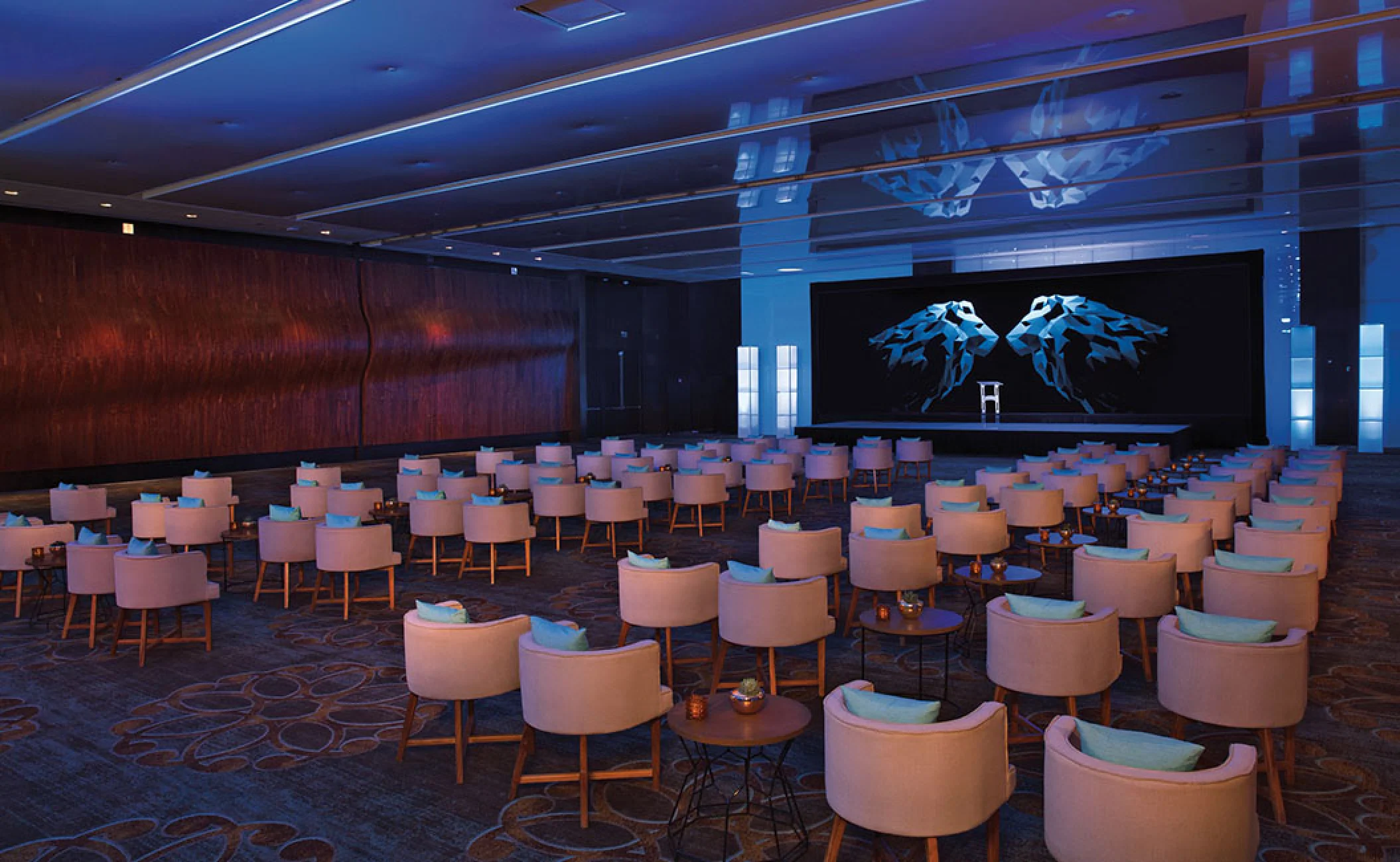 Ballroom wedding venue at Secrets The Vine Cancun.
