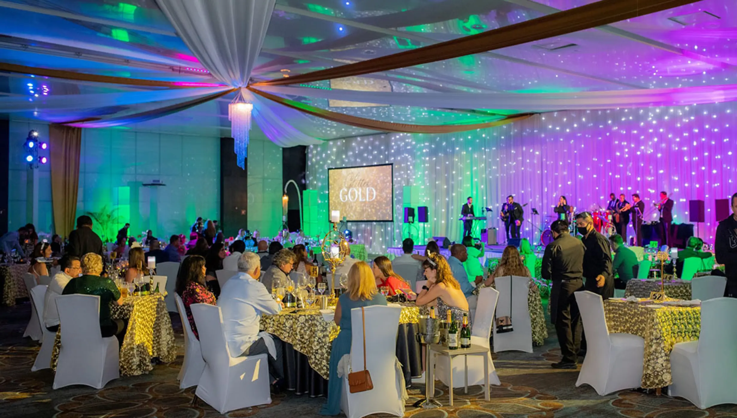 Ballroom wedding venue at Secrets The Vine Cancun.
