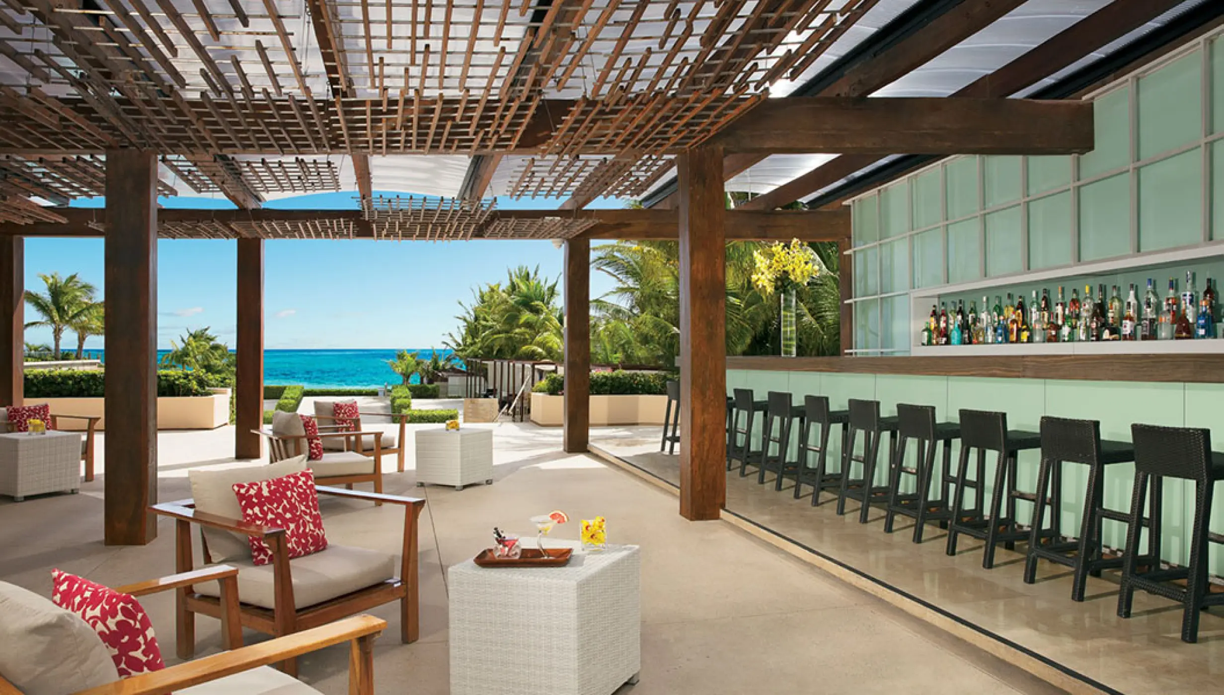 The Vine Terrace wedding venue at Secrets The Vine Cancun.