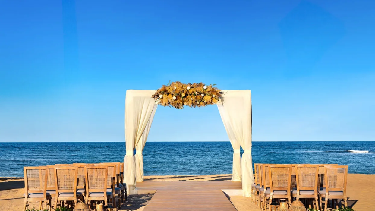 beach wedding venue at Secrets Tides Punta Cana