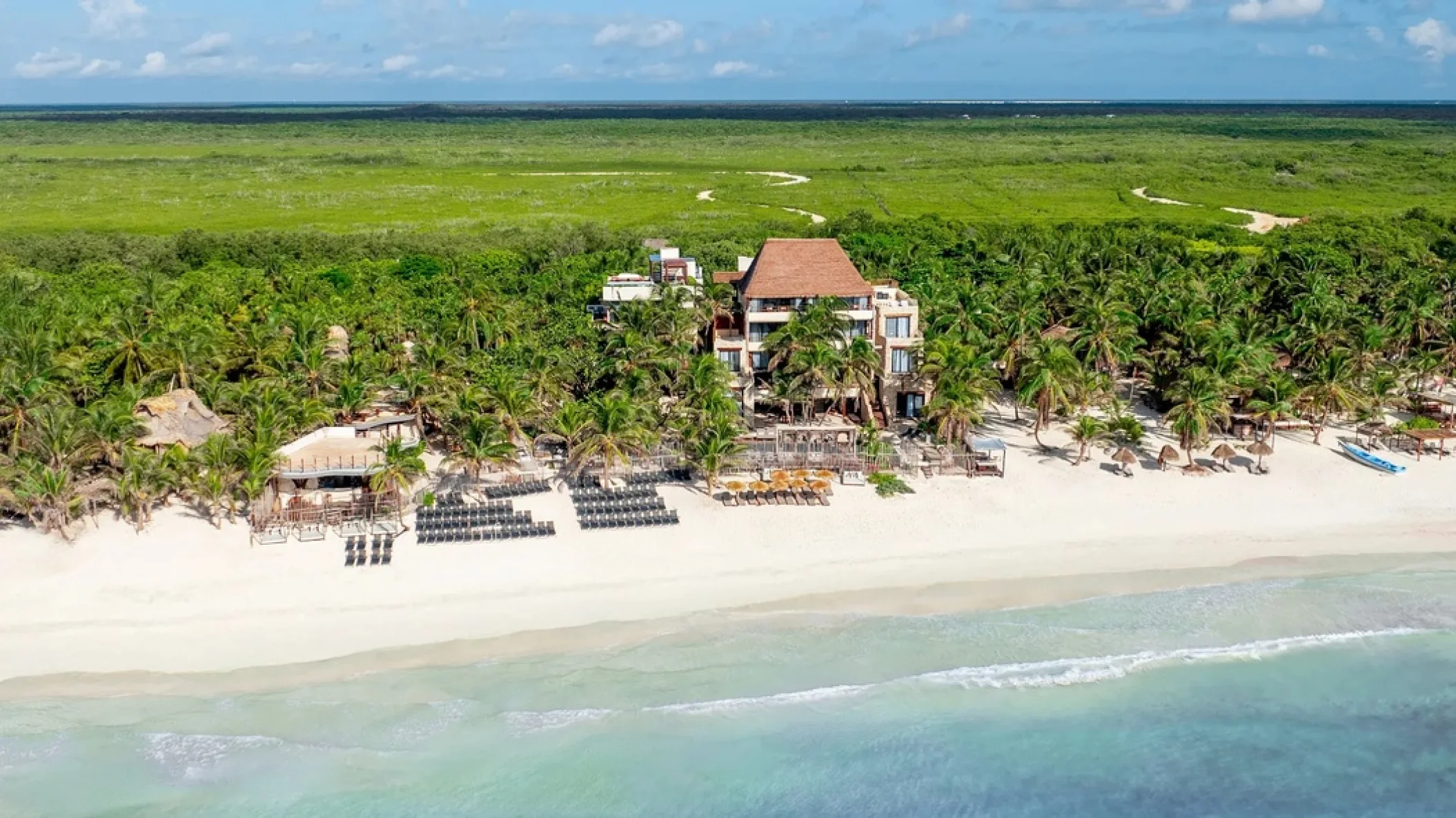 casa zamna beach club at Secrets Tulum