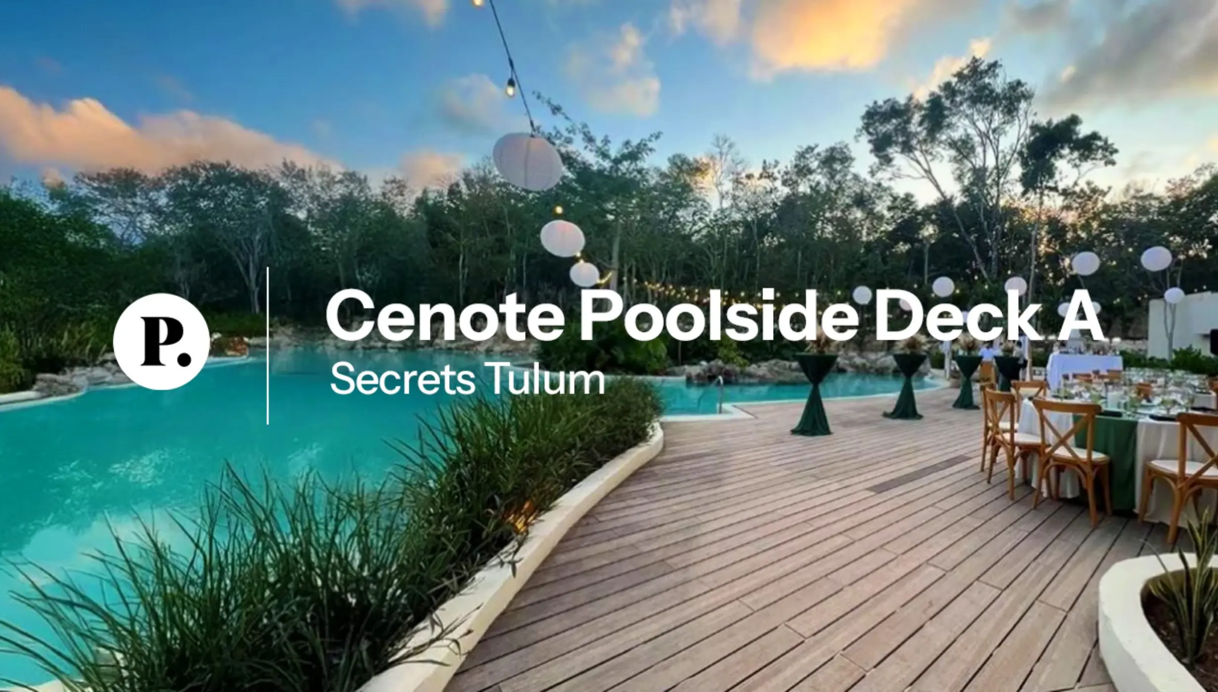 video review of cenote poolside deck a venue at secrets tulum