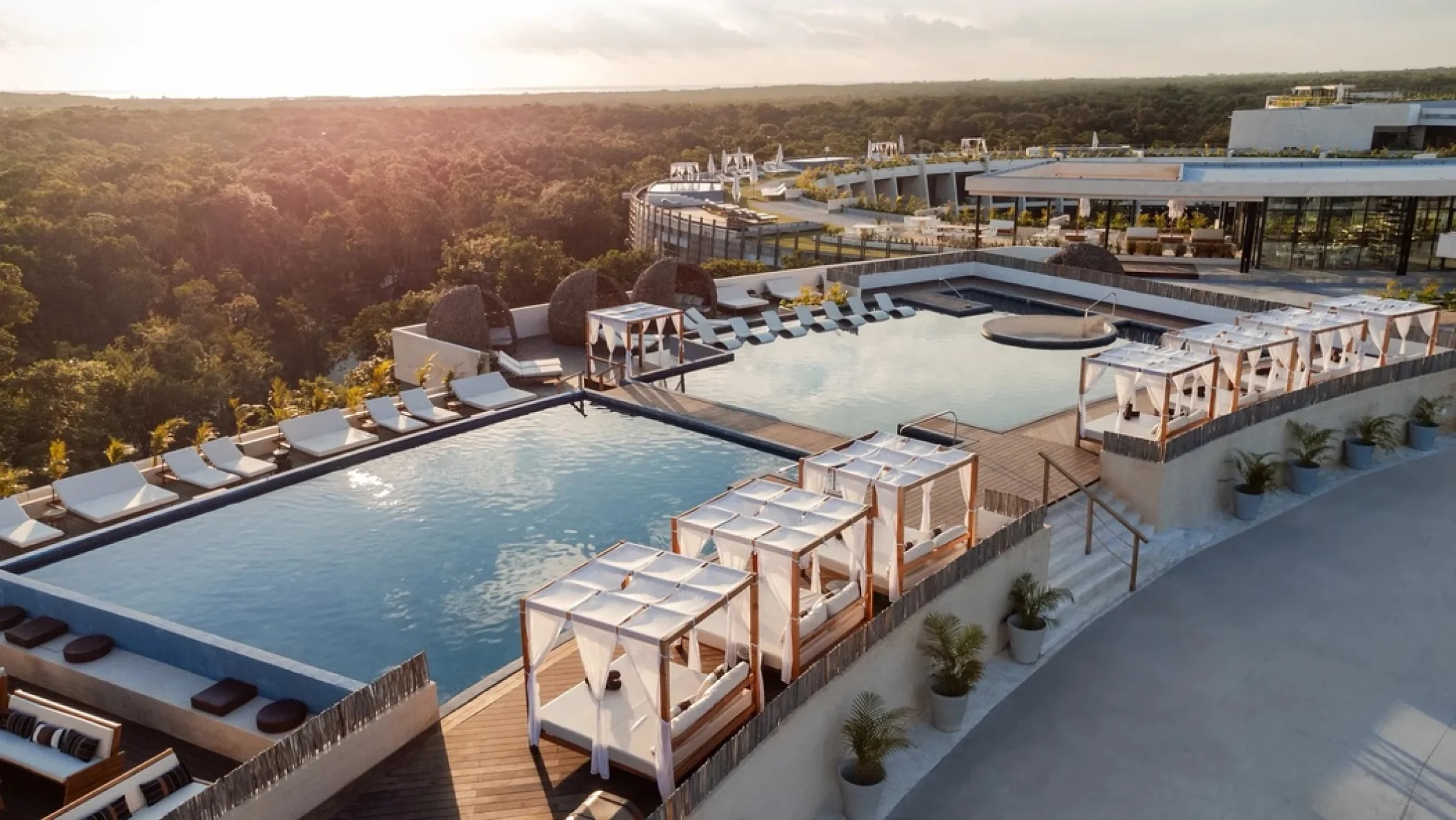 pool at Secrets Tulum