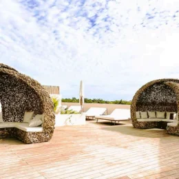 Secrets Tulum poolside deck venue
