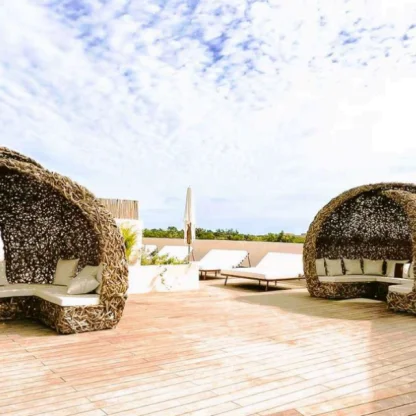 Secrets Tulum poolside deck venue