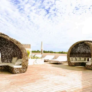Secrets Tulum poolside deck venue