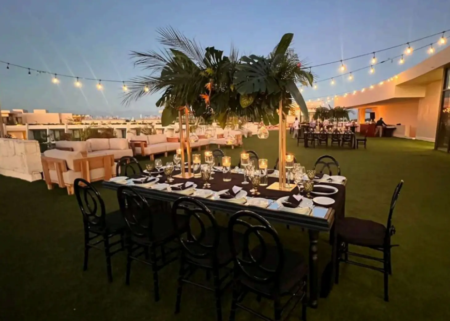 Secrets Tulum rooftop garden venue