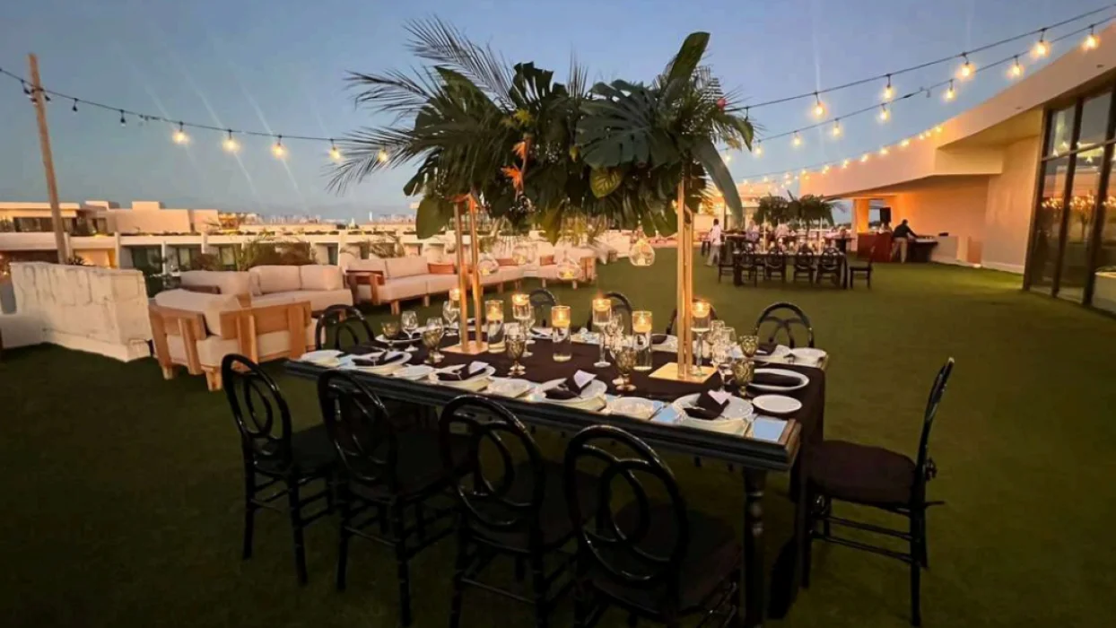 Secrets Tulum rooftop garden venue