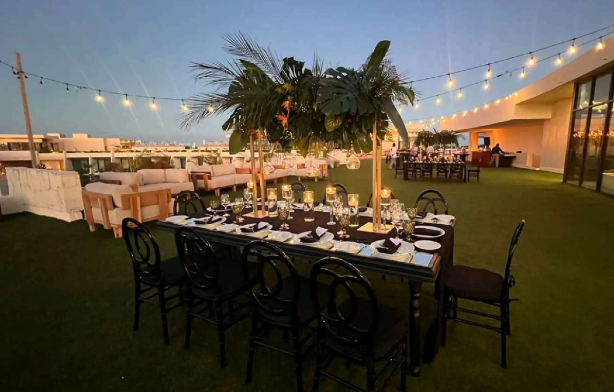 Secrets Tulum rooftop garden venue