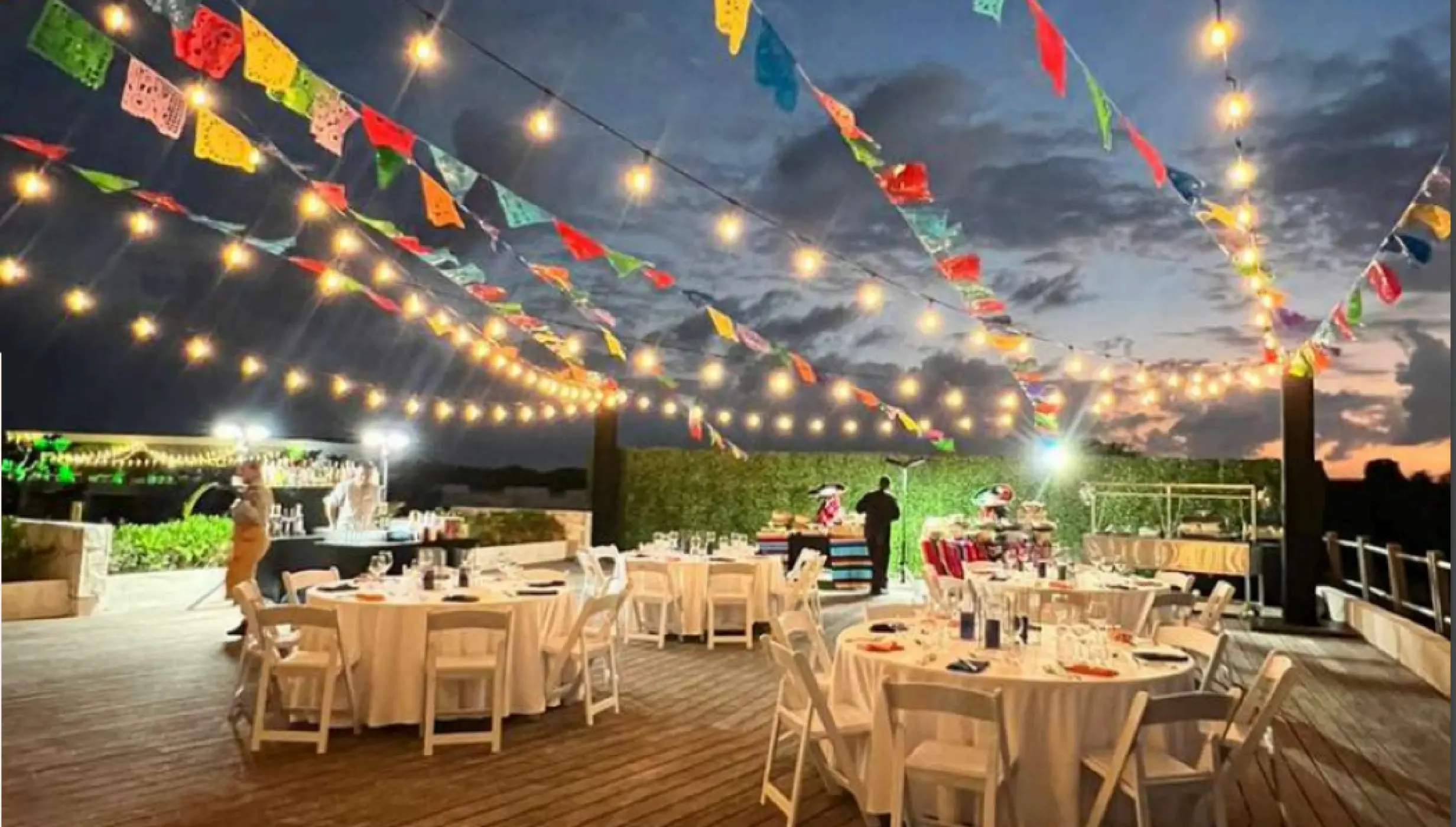 Secrets Tulum sky deck venue