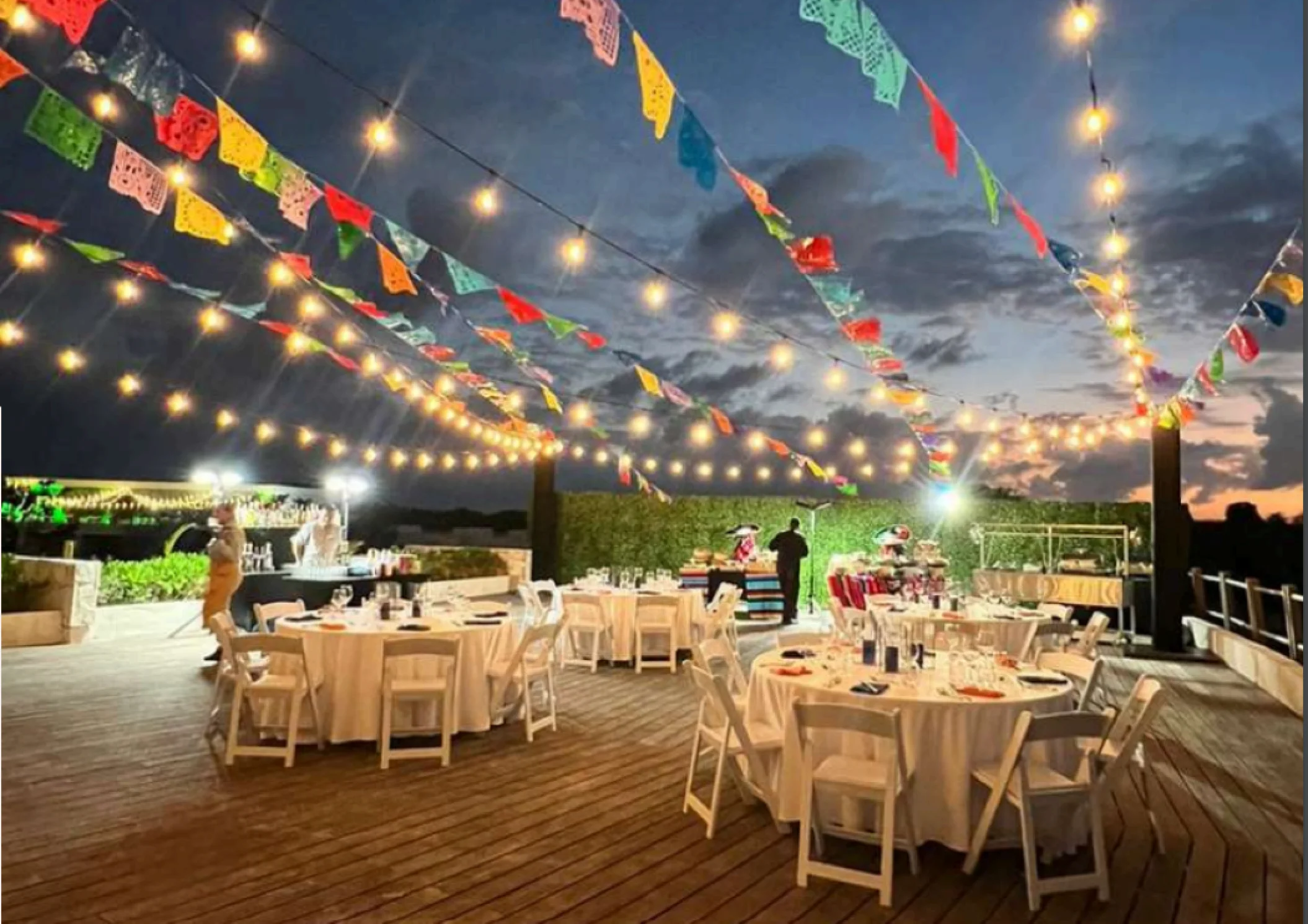 Secrets Tulum sky deck venue