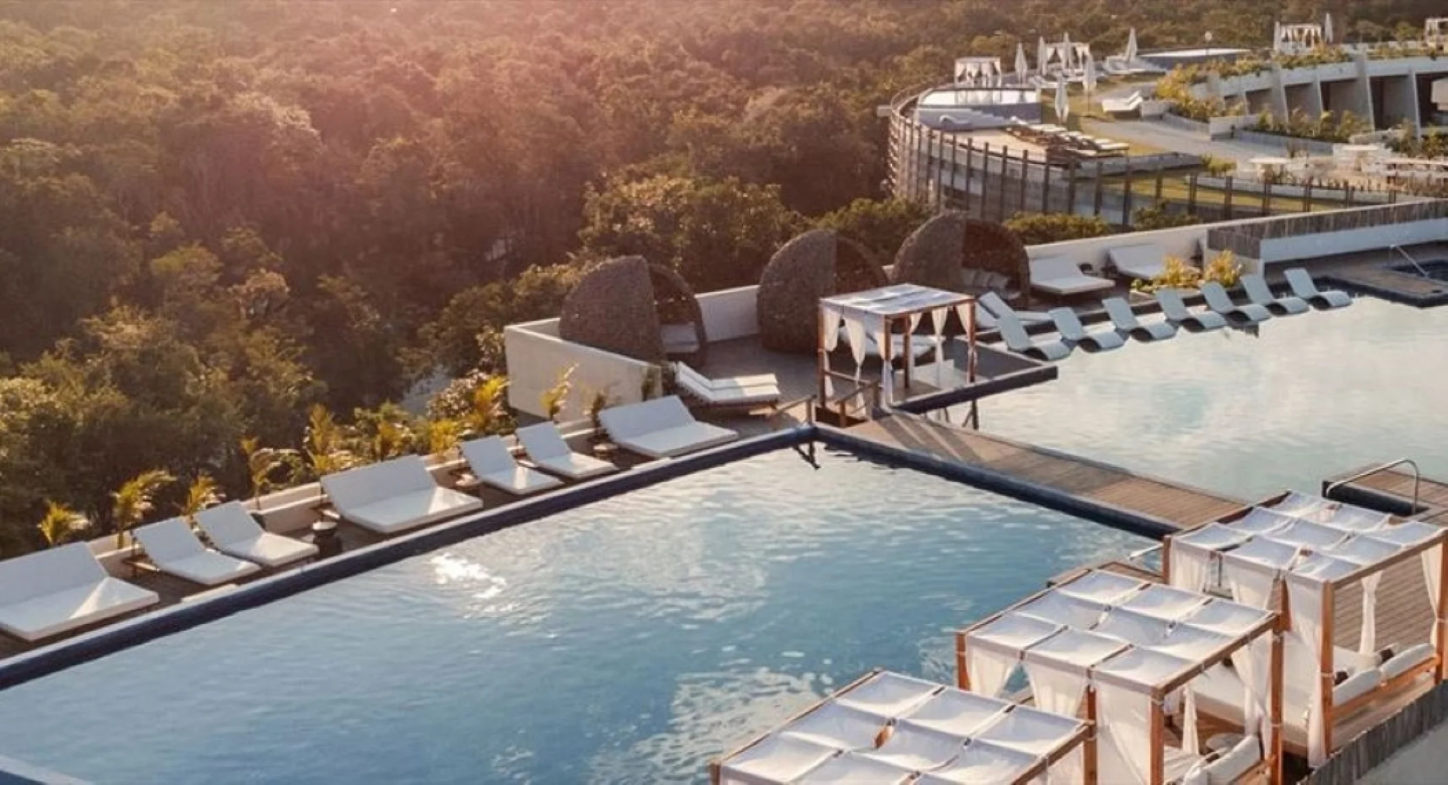 Secrets Tulum sly pool deck venue