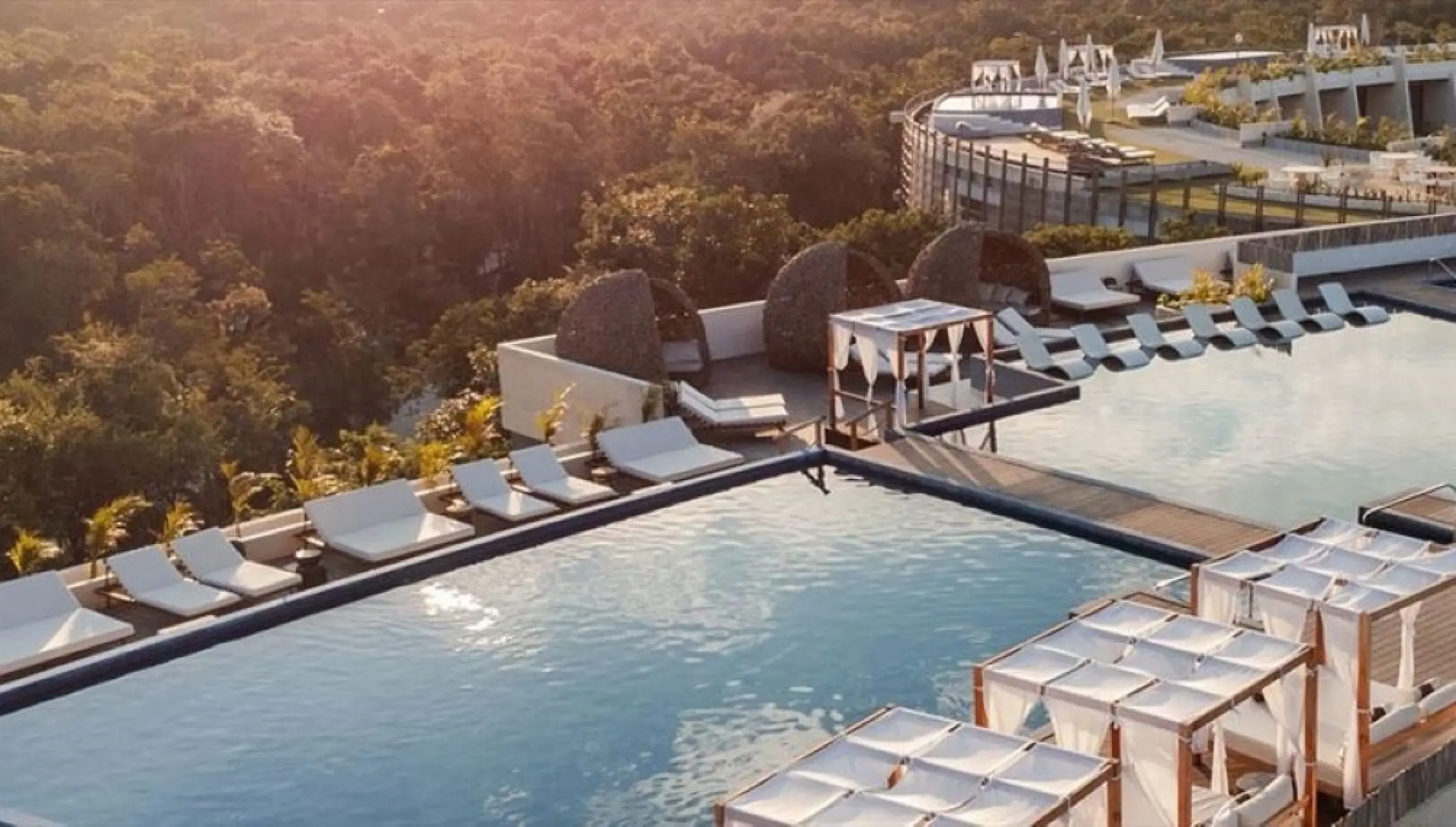 Secrets Tulum sly pool deck venue