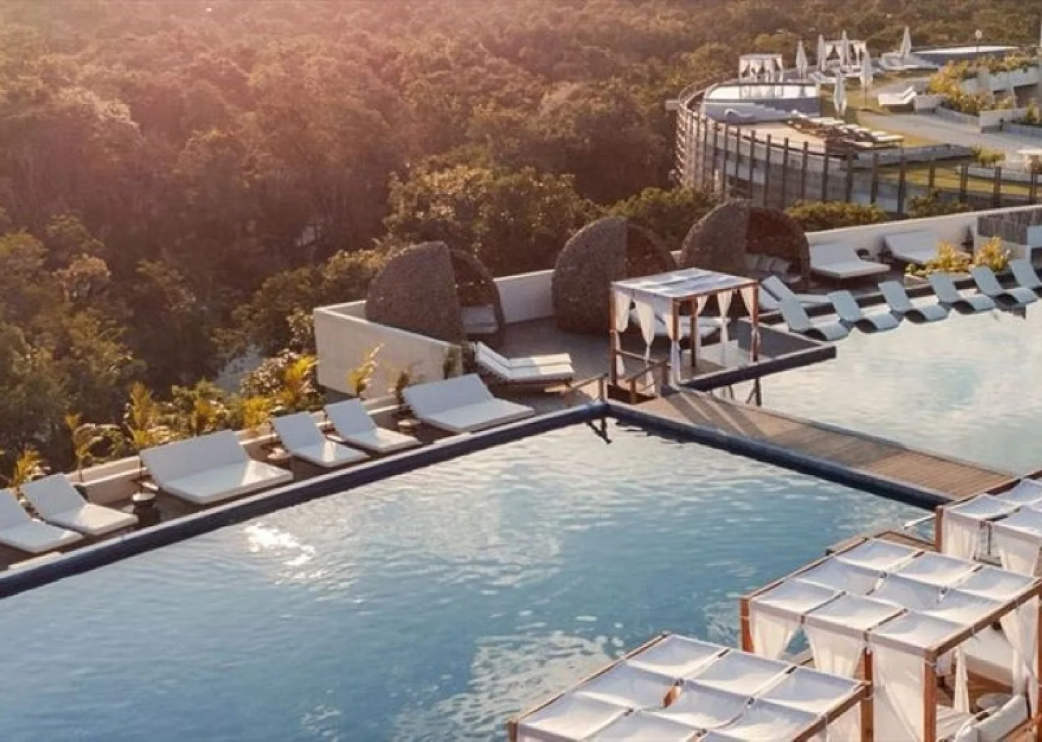 Secrets Tulum sly pool deck venue