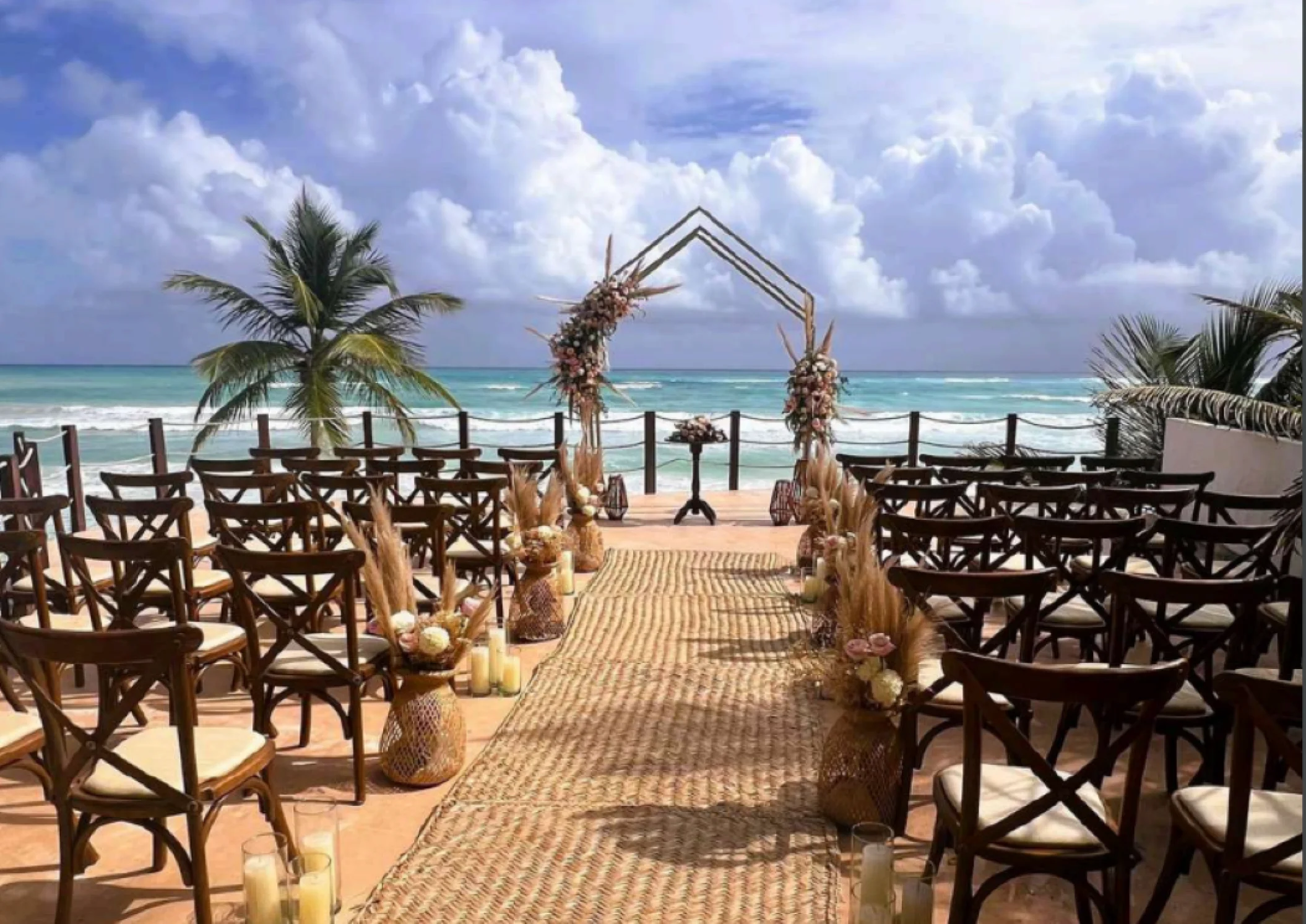 willy's terrace venue at Secrets Tulum
