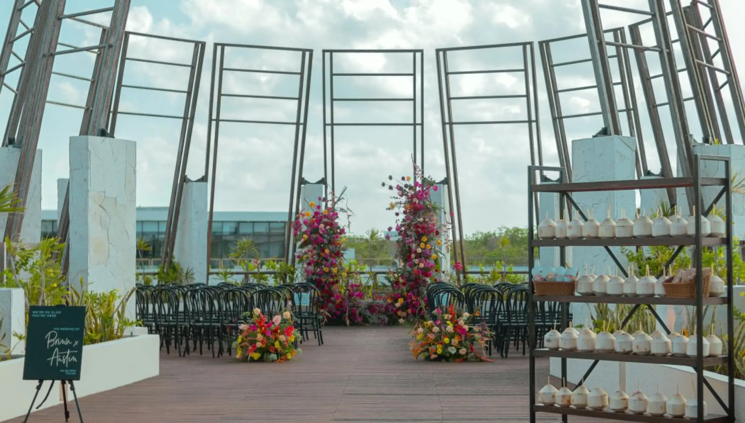 Secrets Tulum sky gazebo venue