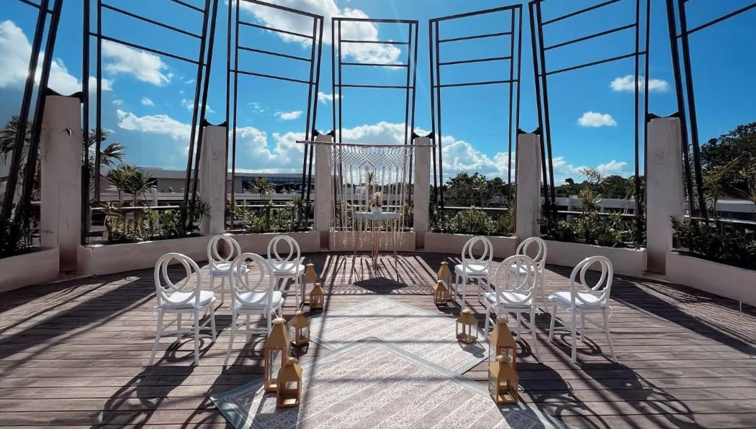 Secrets Tulum sky gazebo venue