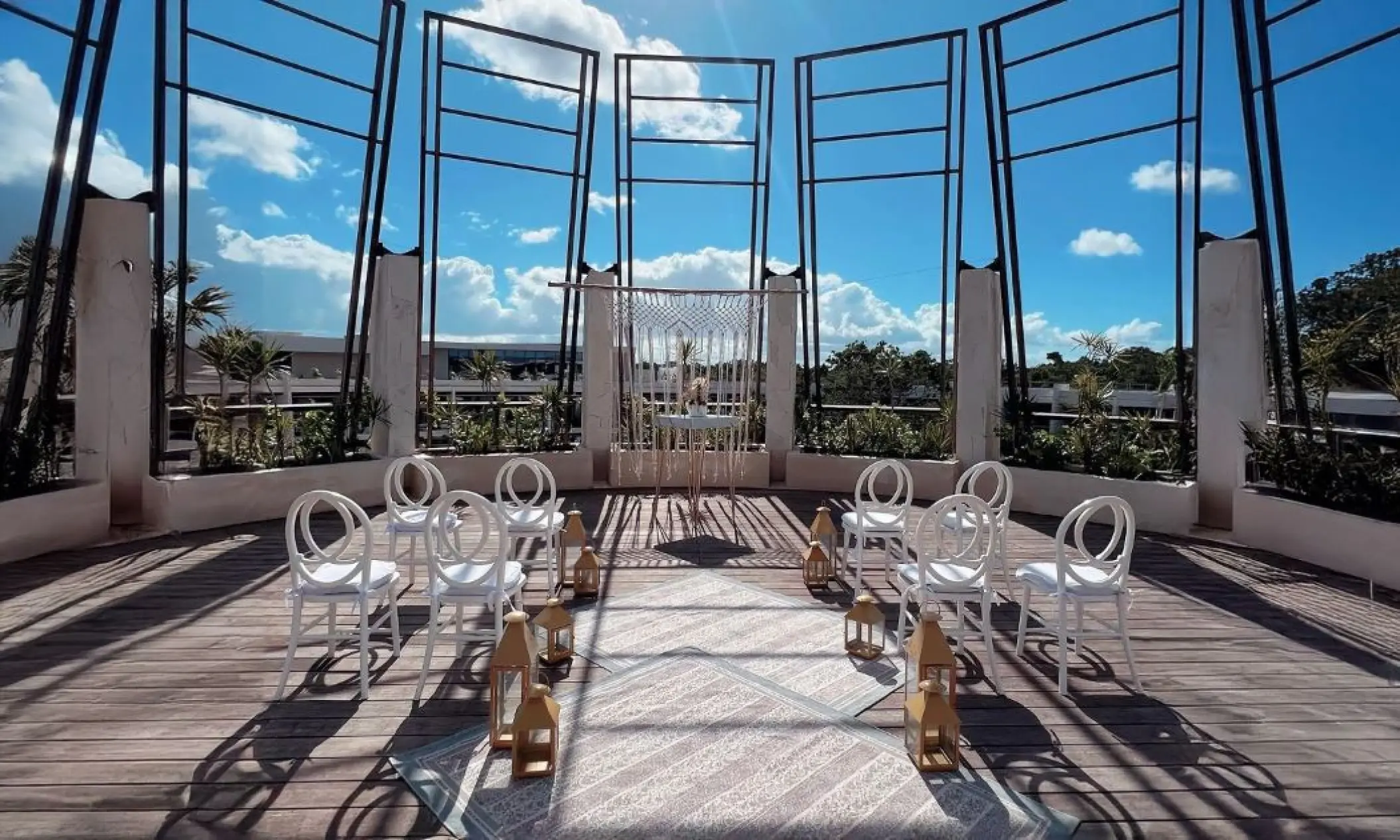 Secrets Tulum sky gazebo venue