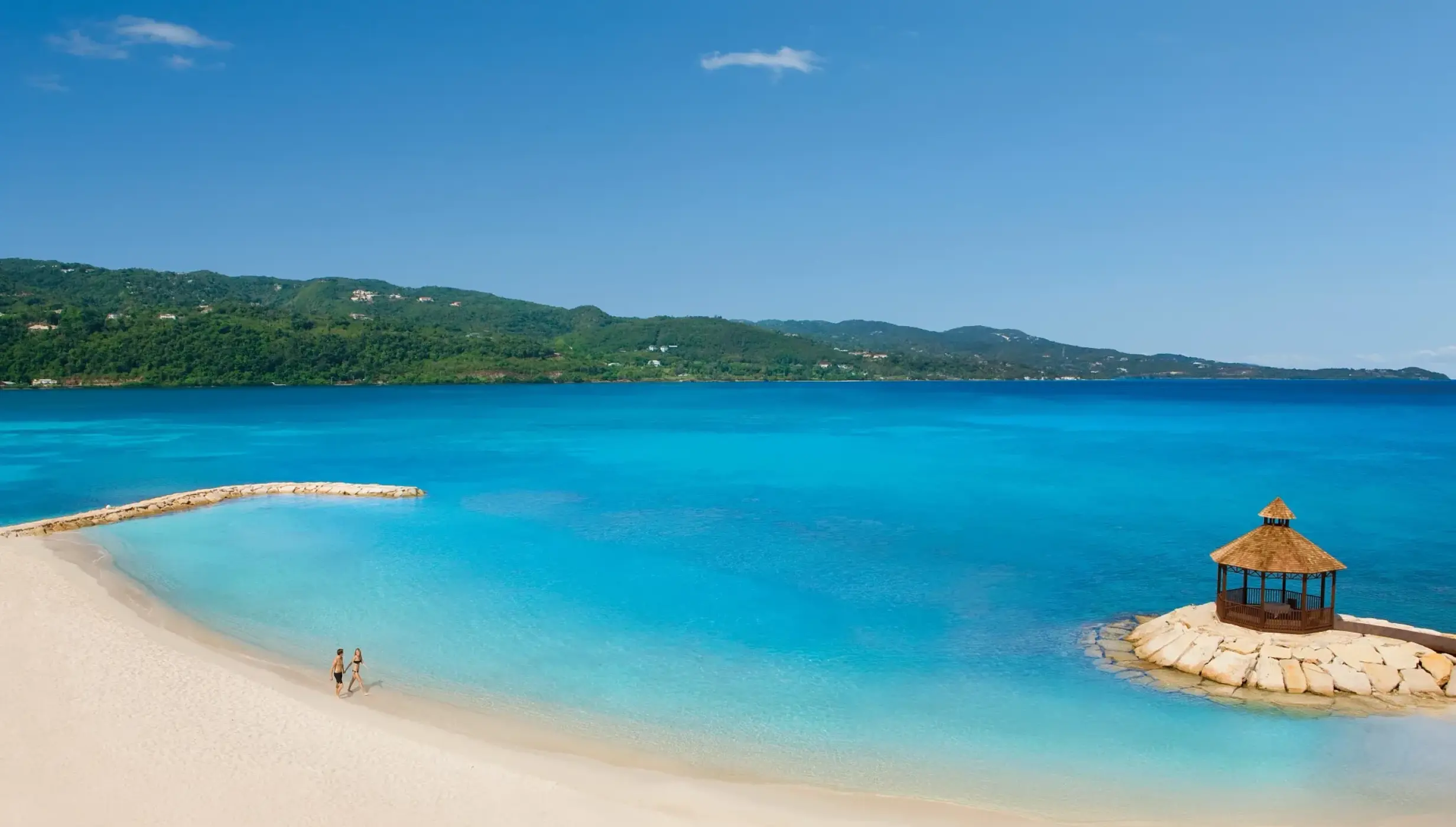 Beach at Secrets Wild Orchid.