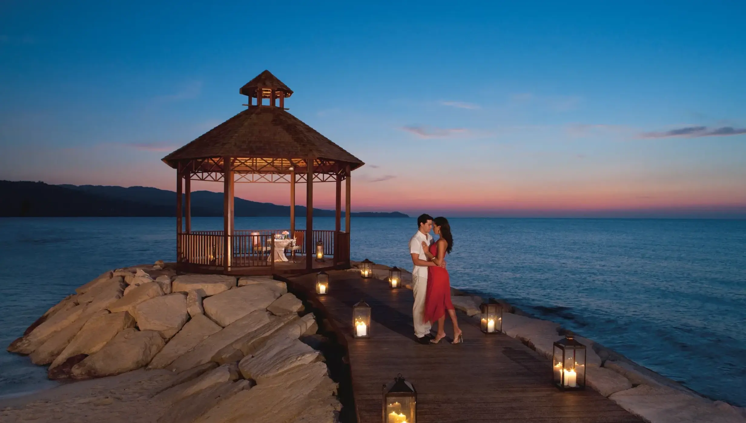 Romantic Dinner at Secrets Wild Orchid.