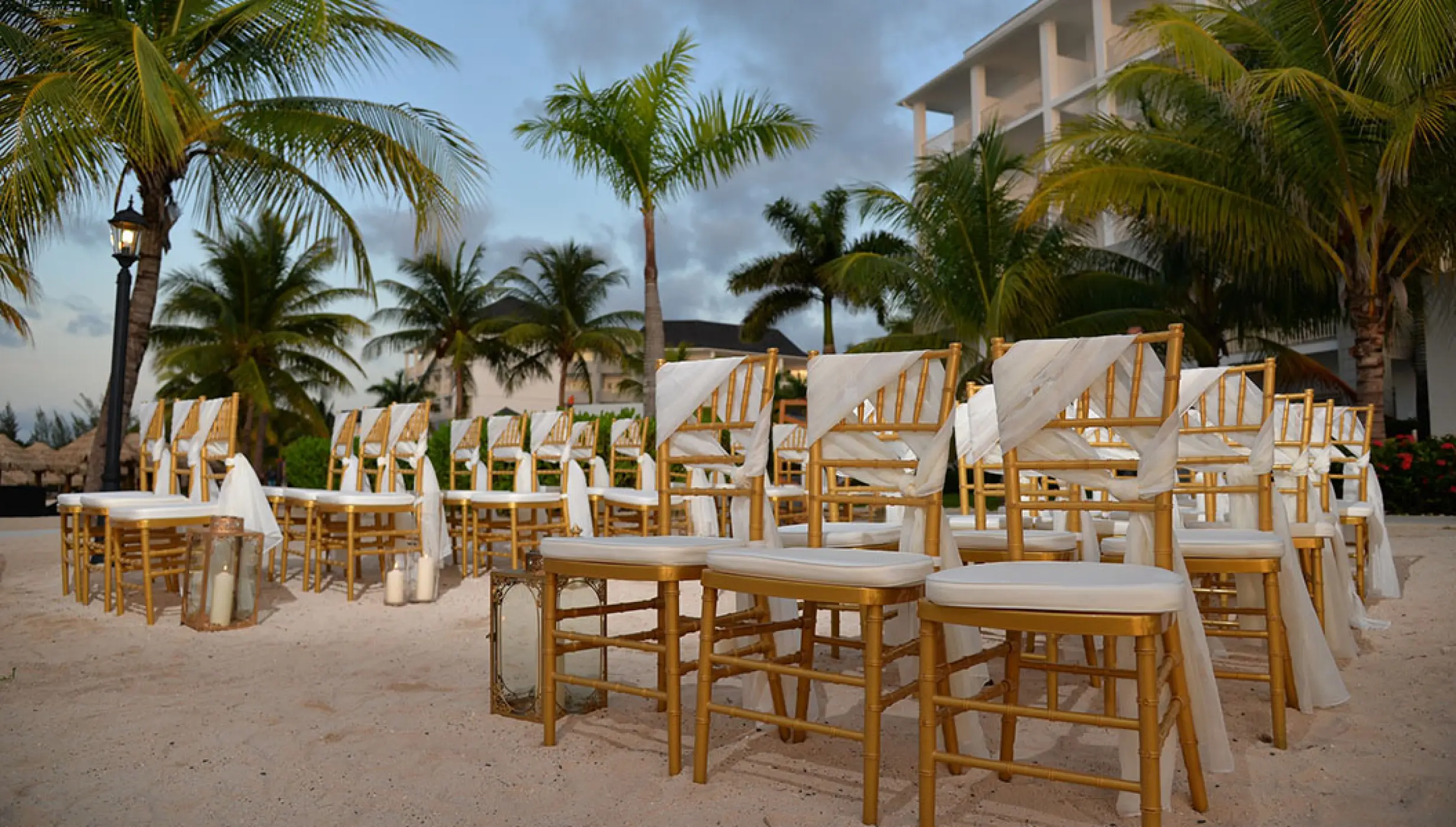 Beach Front Casita Wedding Venue at Secrets Wild Orchid Montego Bay