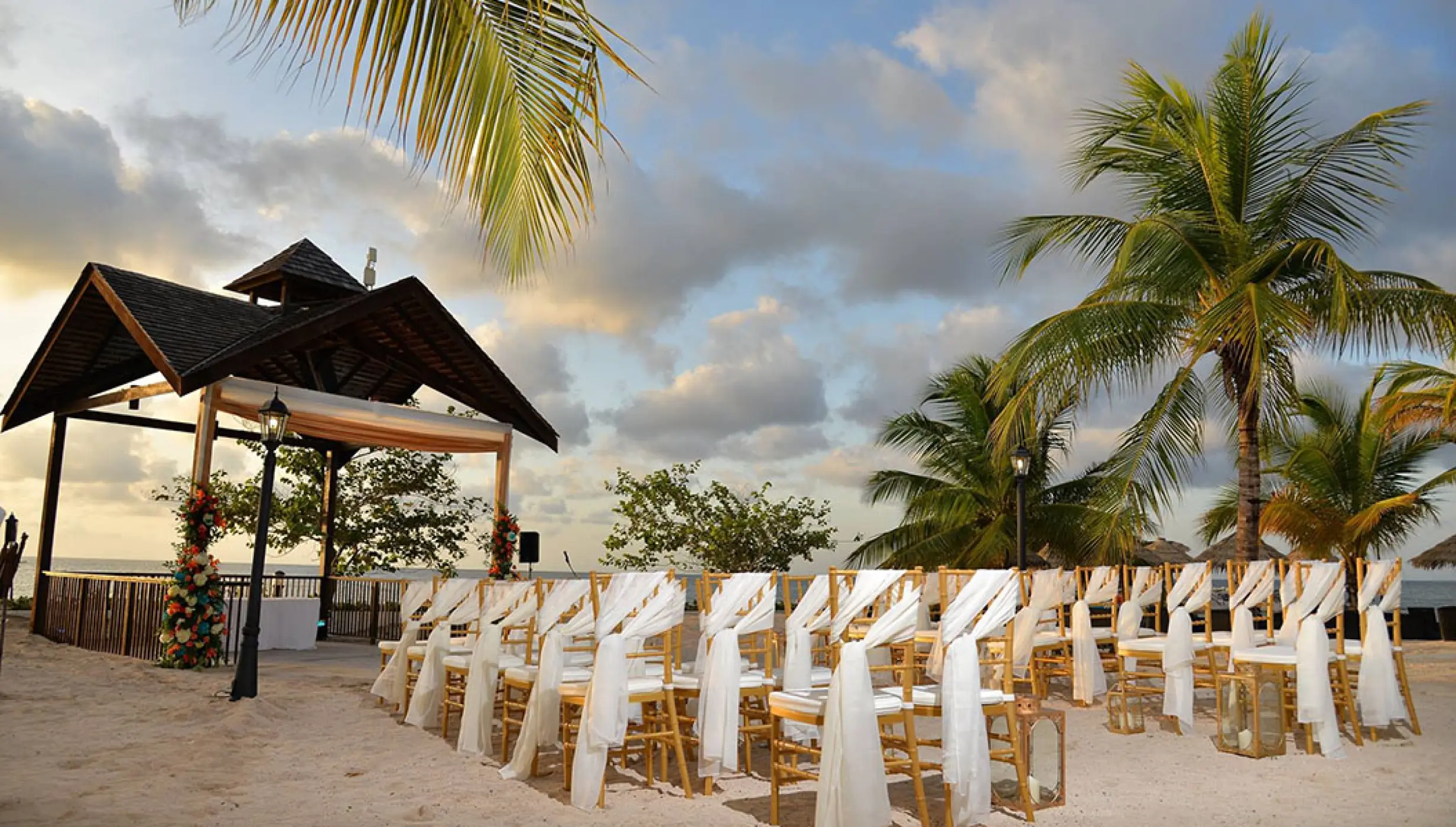 Beach Front Casita Wedding Venue at Secrets Wild Orchid Montego Bay