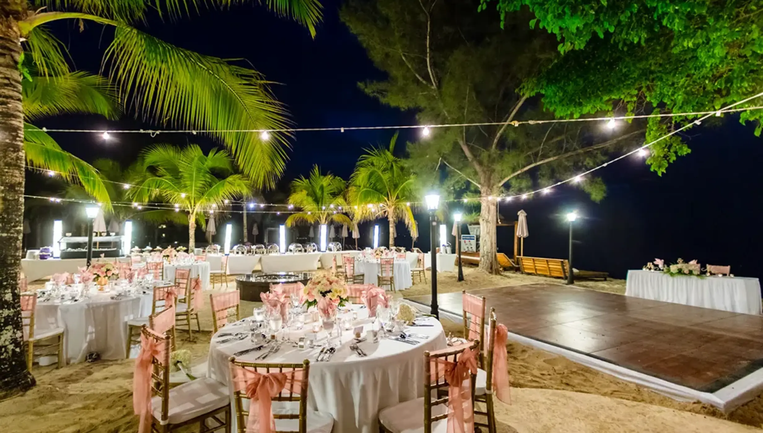 Breathless Beach club wedding venue at Secrets Wild Orchid Montego Bay