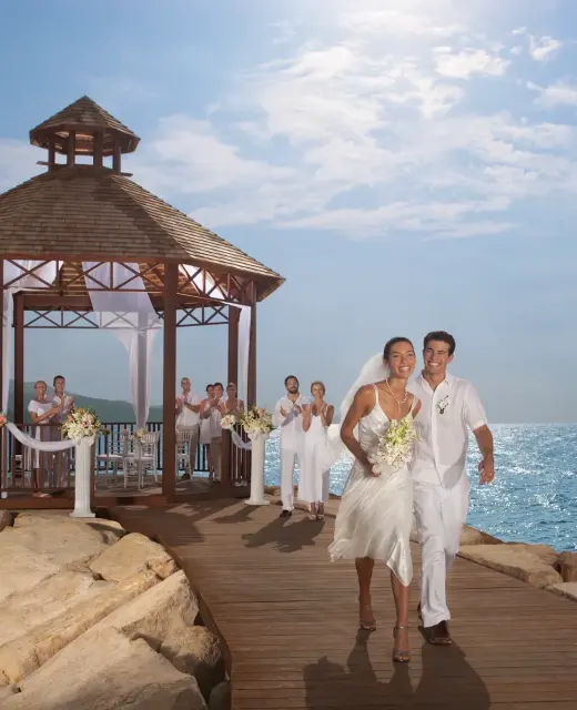 Secrets Wild Orchid Wedding at the gazebo