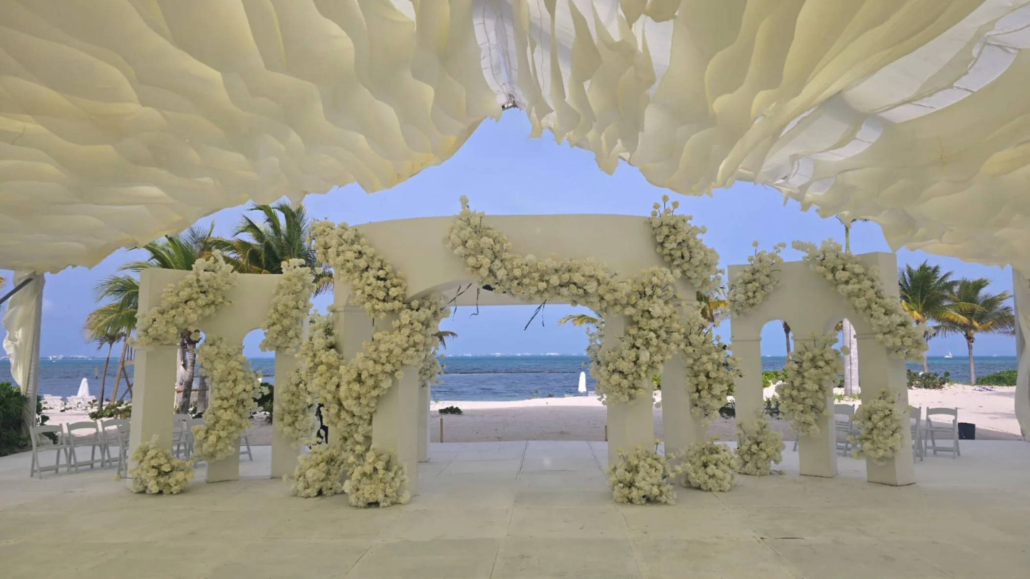 Central Beach venue at SLS Playa Mujeres