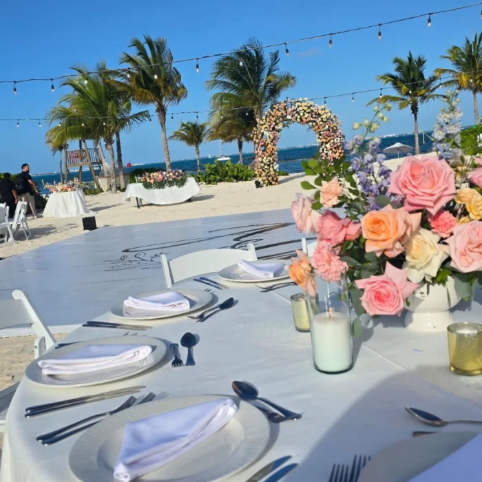Central Beach venue at SLS Playa Mujeres