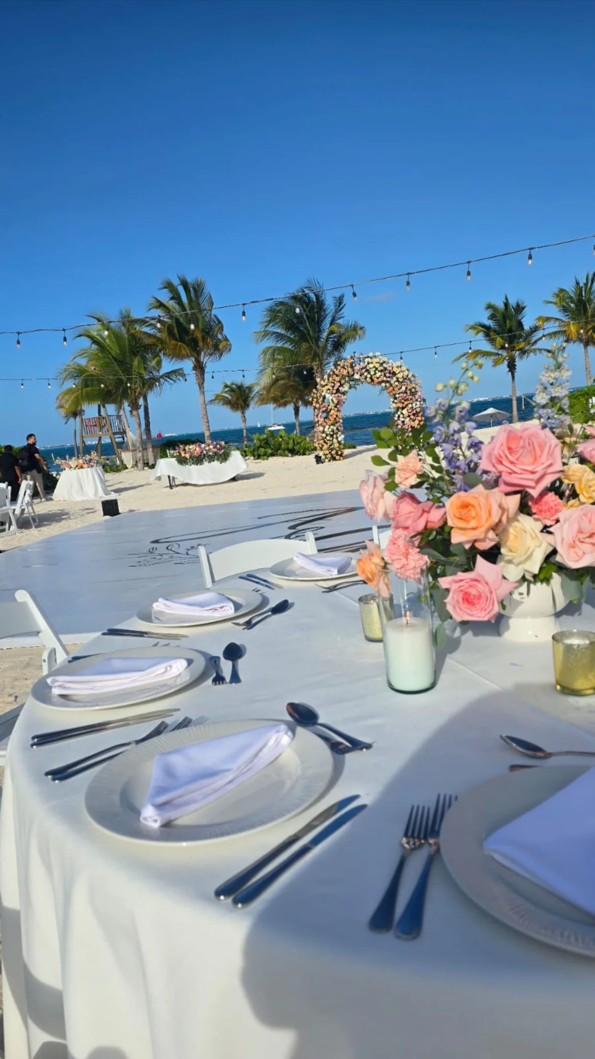 Central Beach venue at SLS Playa Mujeres