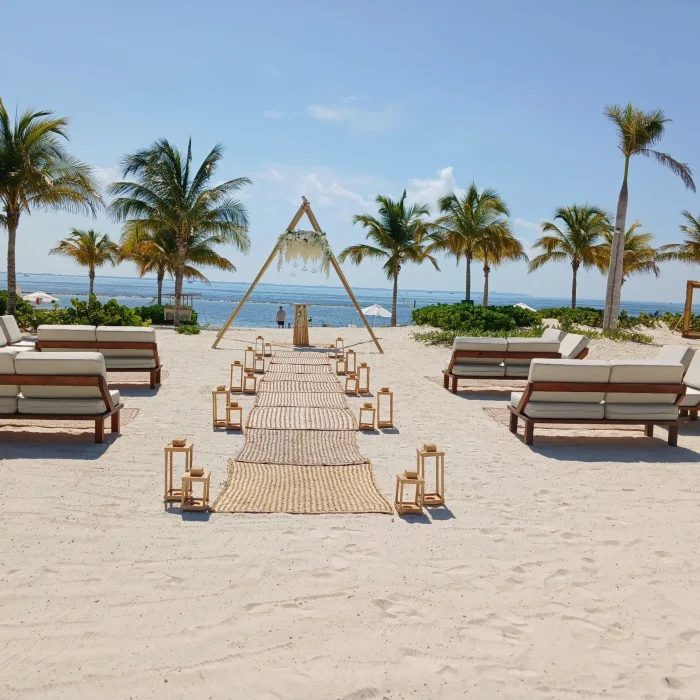 Central Beach venue at SLS Playa Mujeres