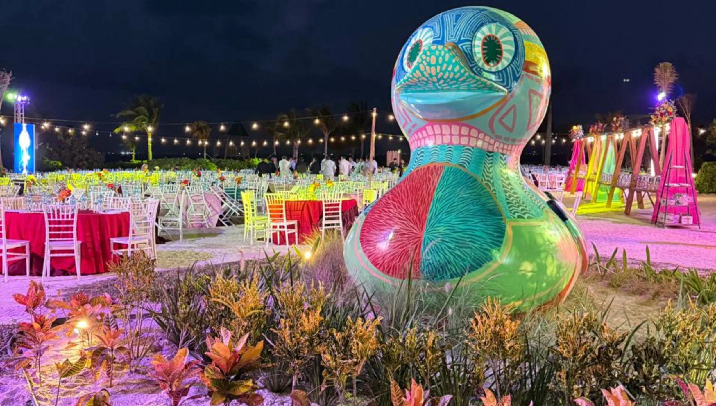 Central Beach venue at SLS Playa Mujeres