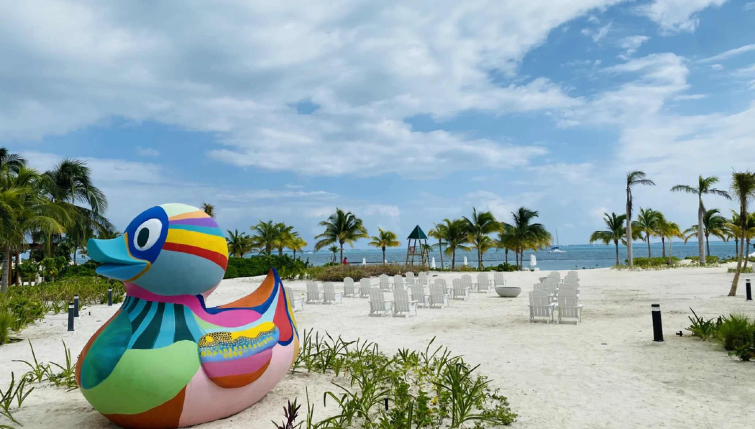 central beach venue at SLS Playa Mujeres