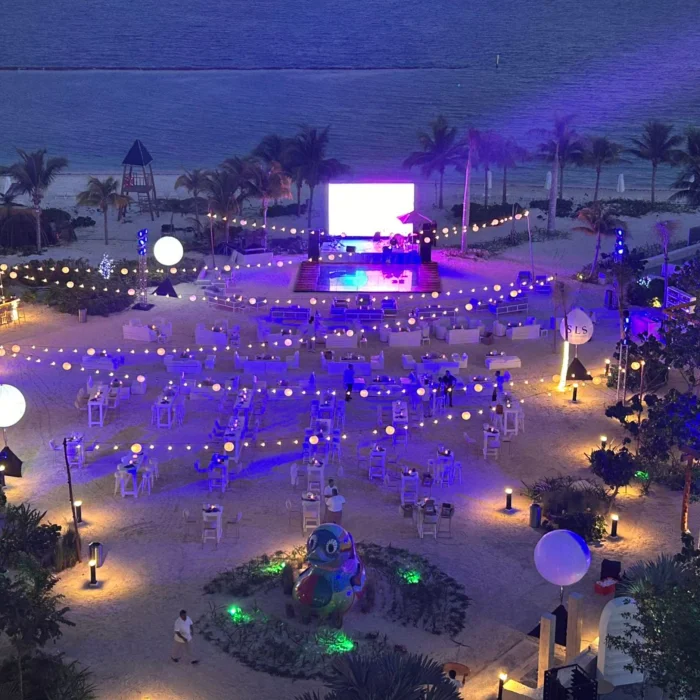 Central Beach venue at SLS Playa Mujeres