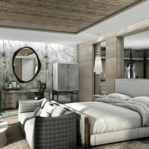 Envy Three Bedroom Suite interior at SLS Playa Mujeres, Cancun