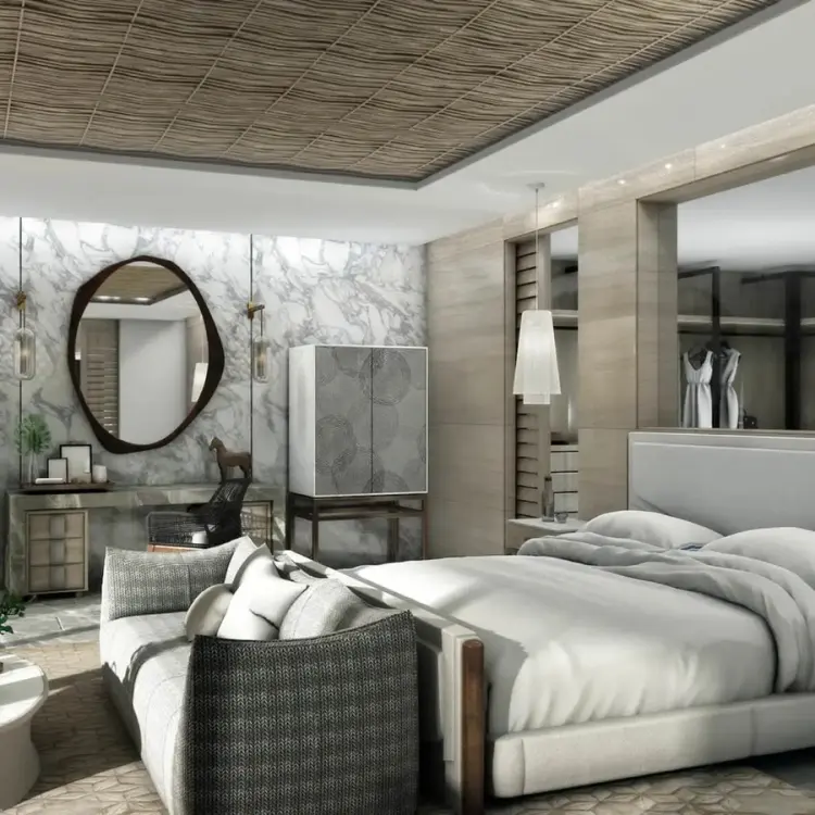 Envy Three Bedroom Suite interior at SLS Playa Mujeres, Cancun