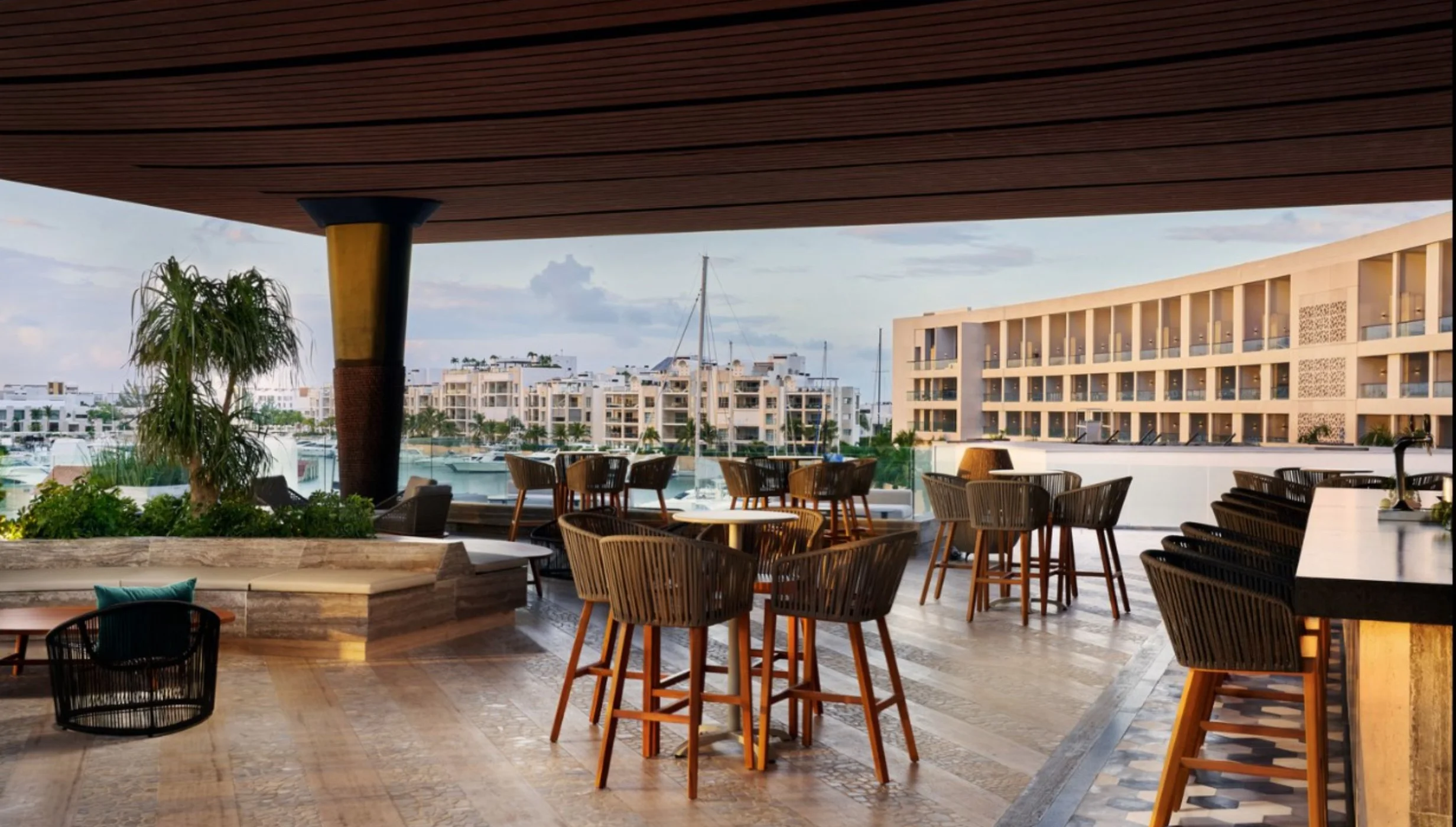 Golden Hour Bar at SLS Playa Mujeres