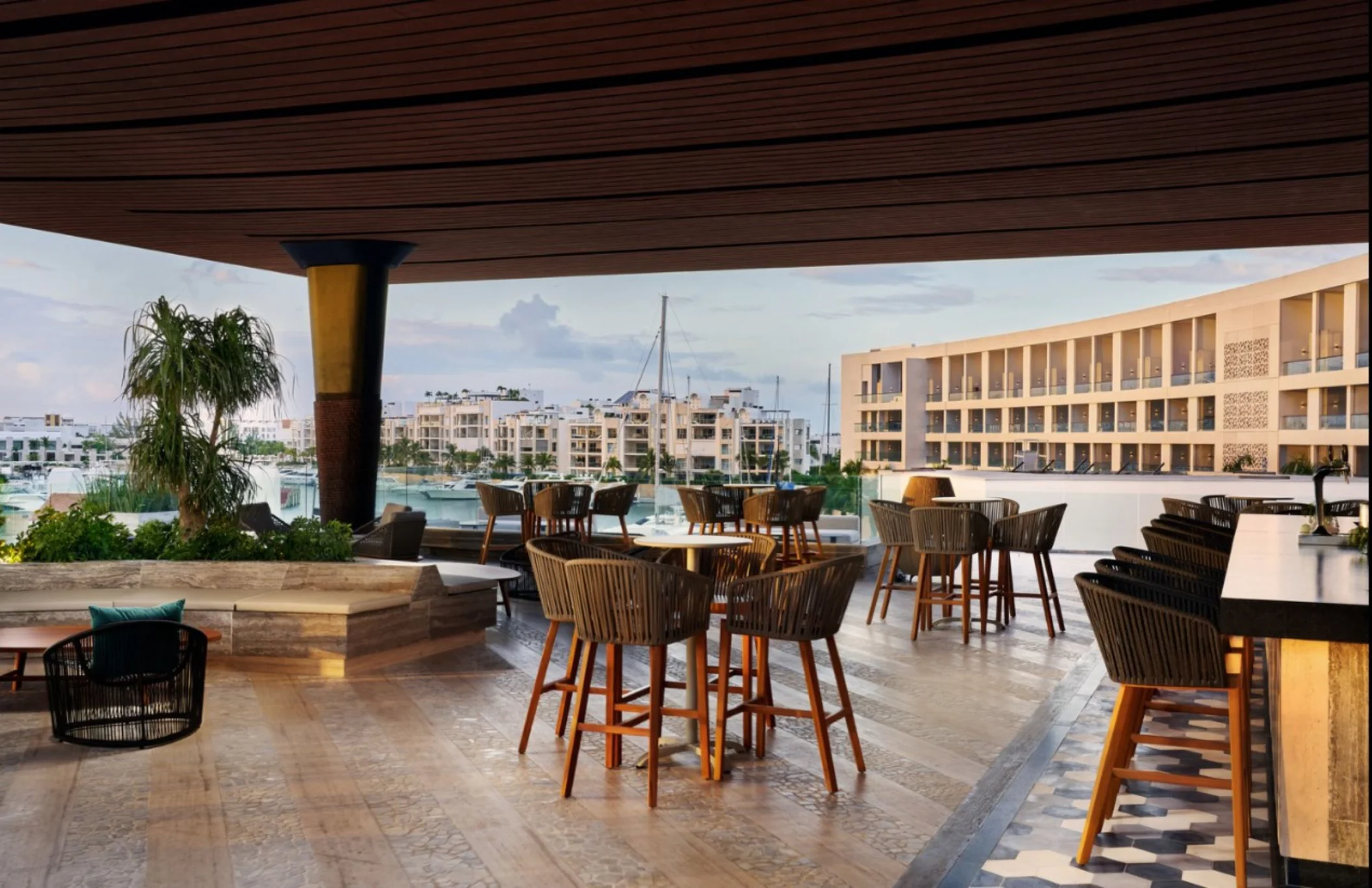 Golden Hour Bar at SLS Playa Mujeres