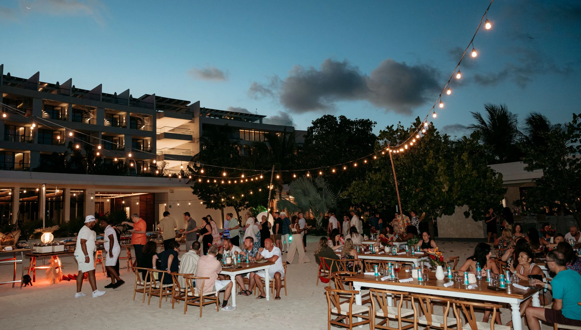 Jungle Beach venue at SLS Playa Mujeres